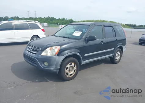 2006 Honda Cr-V Lx из США, поврежденный, VIN SHSRD68516U405236